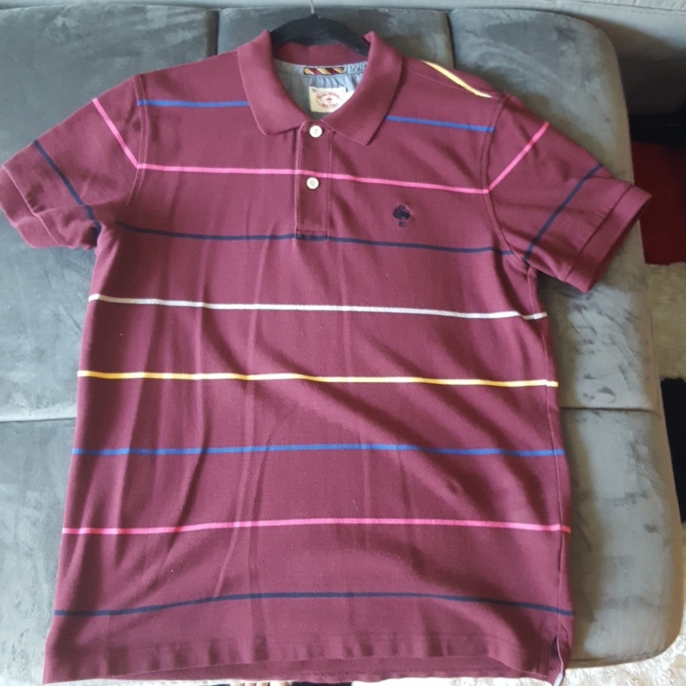 Brooks brothers polo, size large, color is maroon